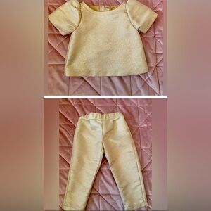 Excellent used condition size 4 gold metallic set